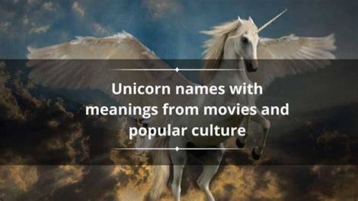 100+ unicorn names with meanings from movies and popular culture ·