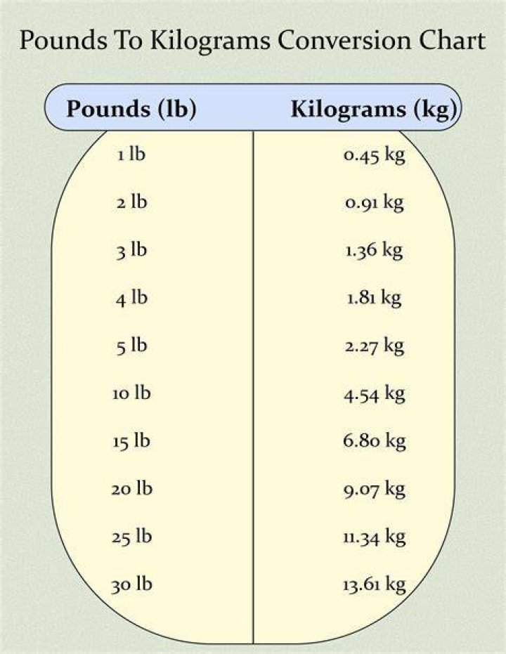 18.4 Kilograms To Pounds Converter