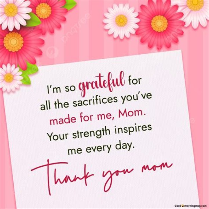 50 Thank You Mom from Daughter Messages and Quotes