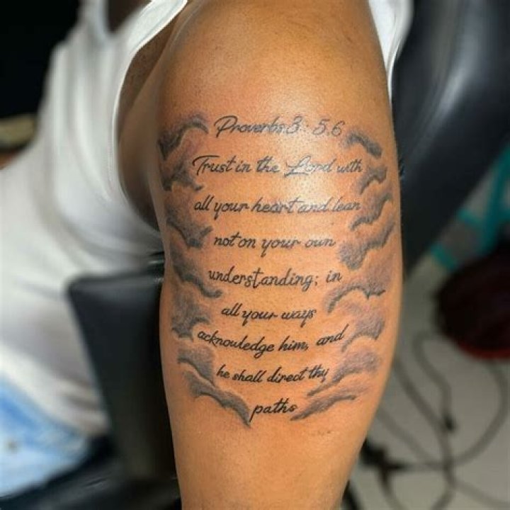 52 Religious Bible Verses Tattoos Designs On Back