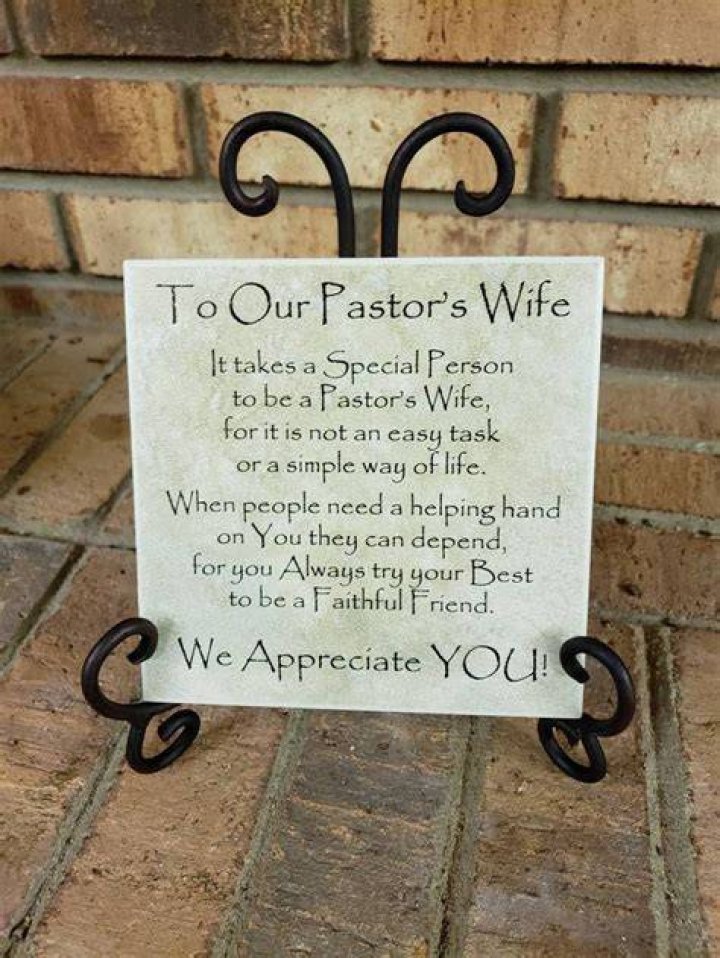 6x6 Tile Plaque Pastor's Wife Appreciation gift Art Decor Etsy