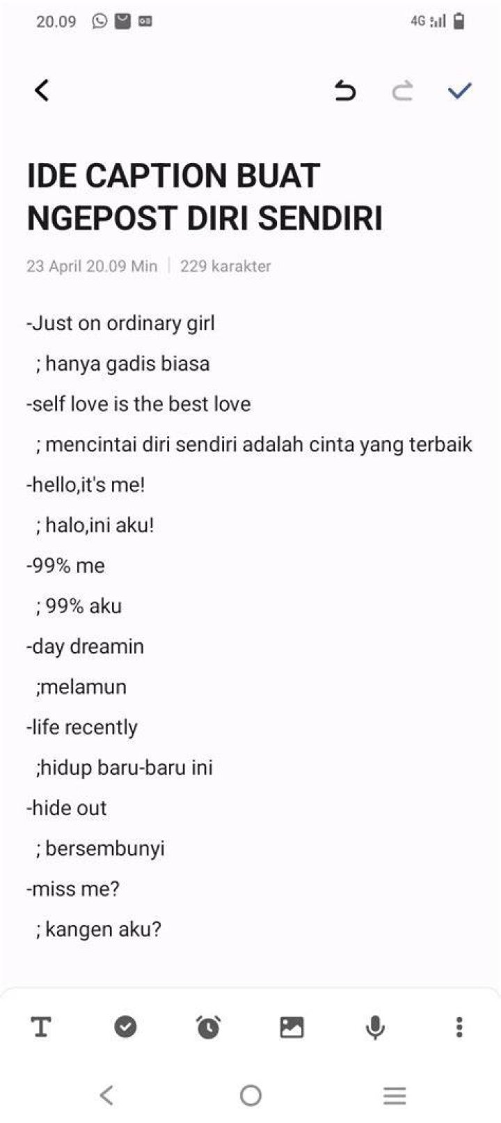 98 Foto Caption Ig