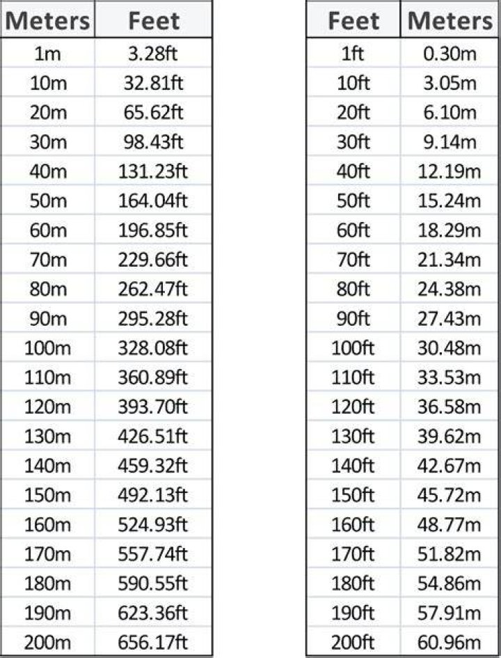 993 Meters To Feet Converter