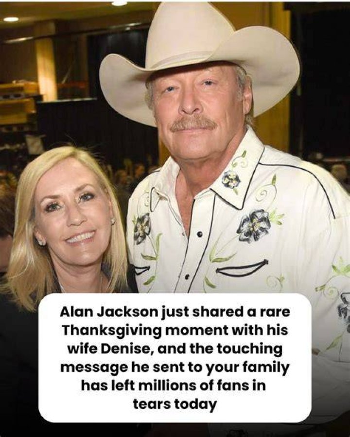 Alan Jackson Shares Family Thanksgiving Photo Without Signature Cowboy Hat