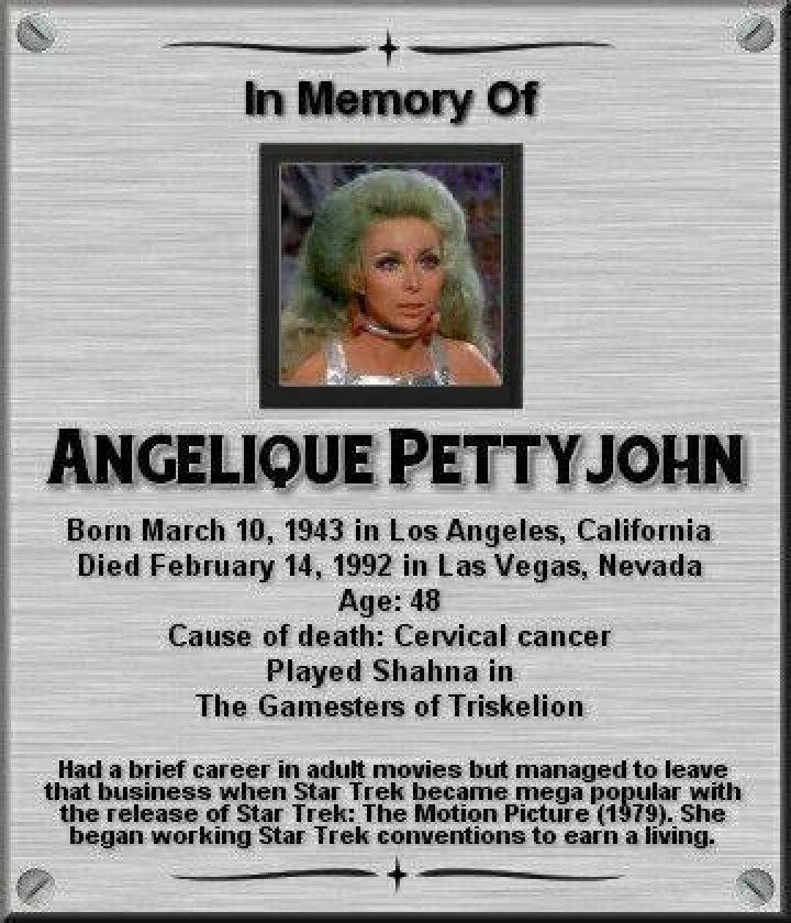 Angelique Pettyjohn Cause of Death, How did Angelique Pettyjohn Die?