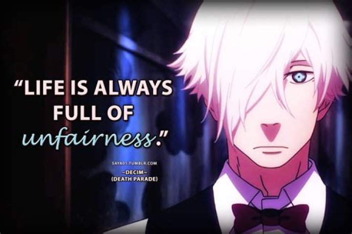 Anime Quotes Death Parade Quotes