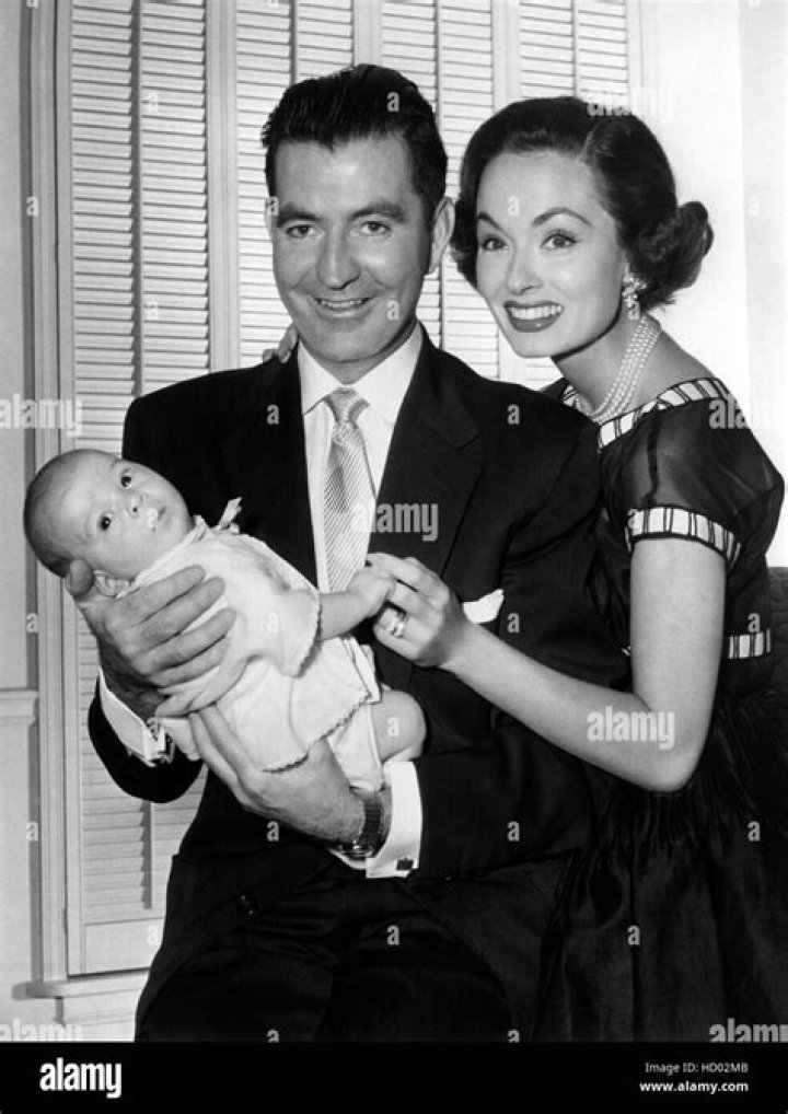 Ann Blyth with husband, Dr. James McNulty, son, Timothy, daughter