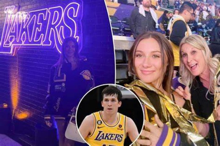 Austin Reaves&rsquo; girlfriend celebrating incredible Lakers playoff run