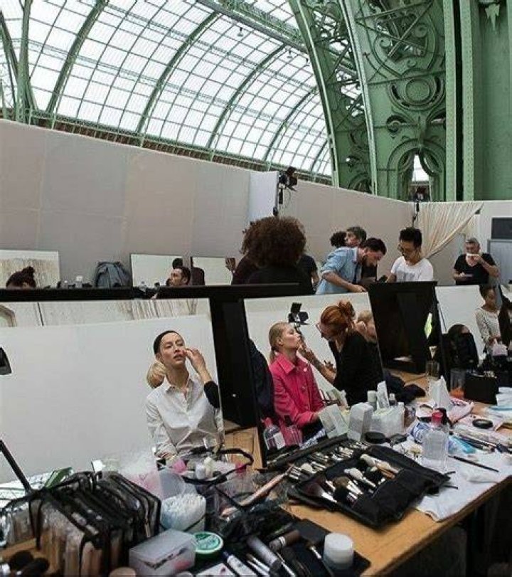 Backstage with Model Angelica Cruz, Designer Liliana Montoya and Singer