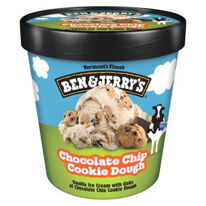 Ben & Jerry's Chocolate Chip Cookie Dough Core Tub 458ml Woolworths