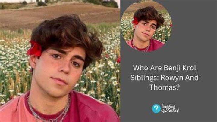 Benji Krol Siblings Includes His Two Brother Rowy And Thomas, But Does
