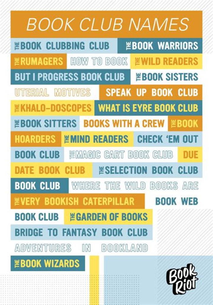Book Club Names [2021] Group Names For Book Reading Lovers