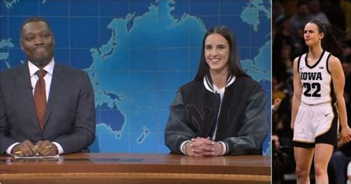 Caitlin Clark on SNL Watch her Weekend Update appearance