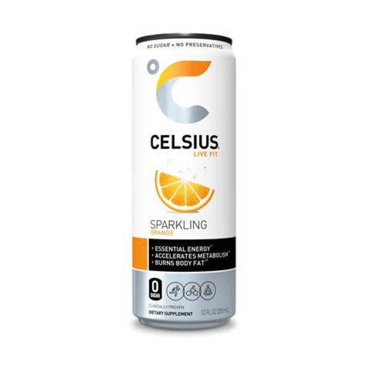 CELSIUS Essential Energy Drink 12 Fl Oz, Sparkling Orange (Single