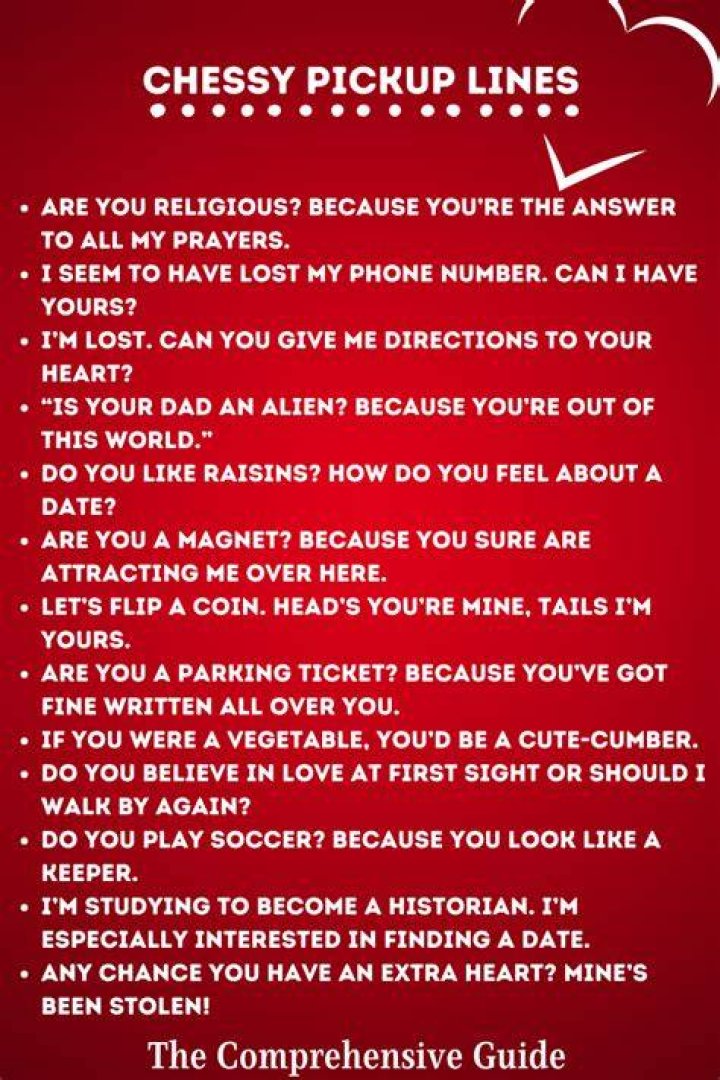 Cheesy Country Pick Up Lines