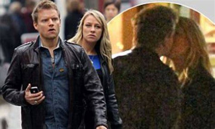 Chloe Madeley kissing new man, Hustle star Marc Warren, in age gap