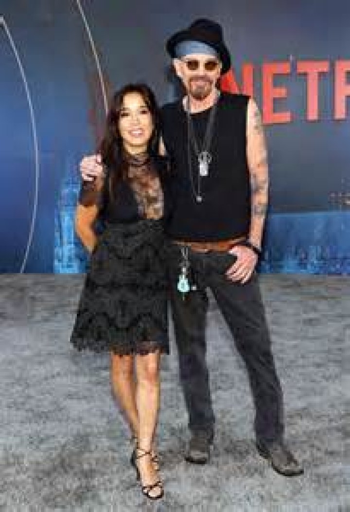 CONNIE ANGLAND and Billy Bob Thornton at The Gray Man Premiere in Los