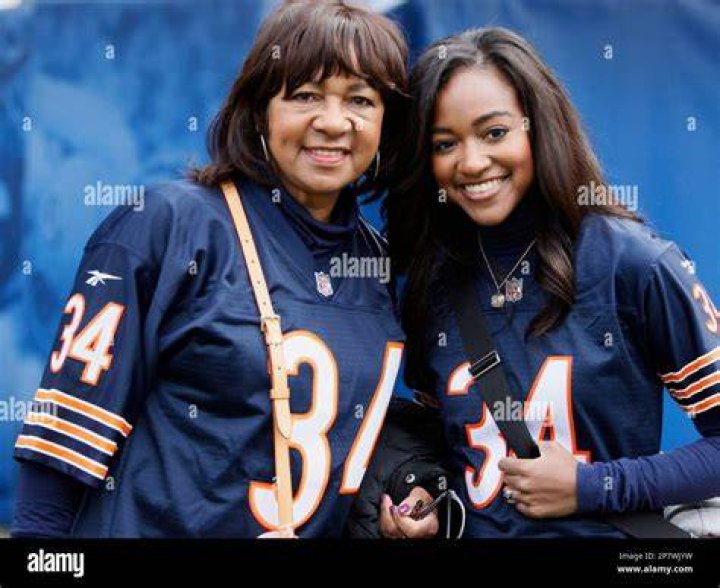 Connie Payton, wife of the late Walter Payton, speaks during the