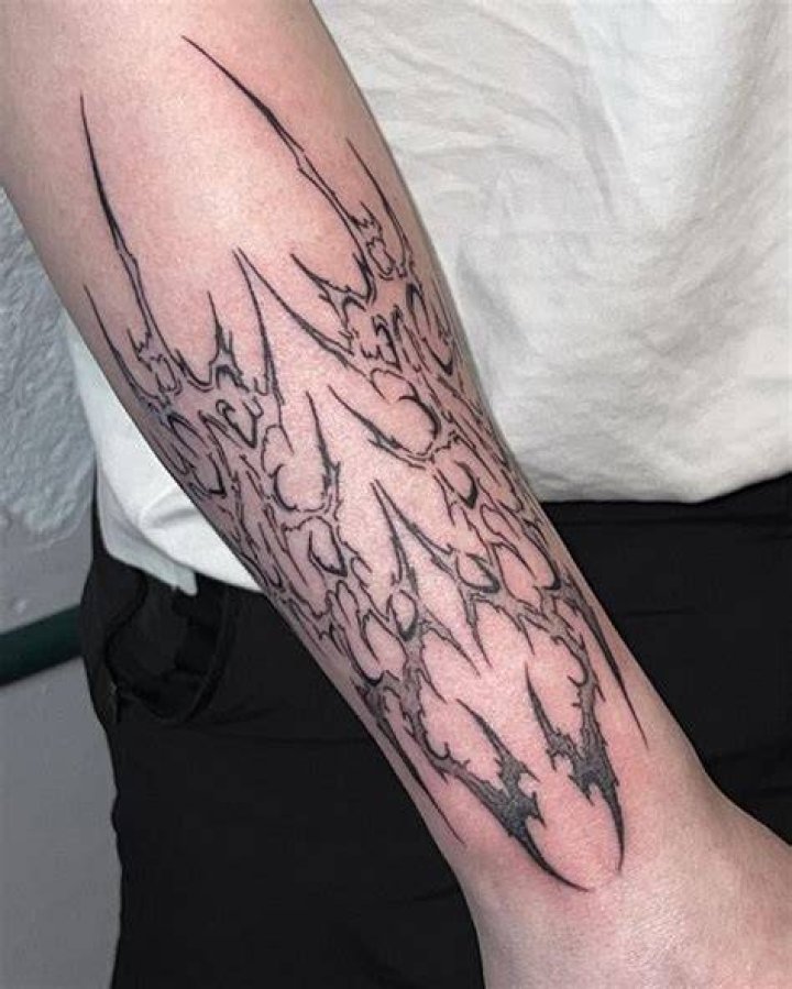 Cyber sigil tatoo Tattoo Style Drawings, Sketch Tattoo Design, Tattoo