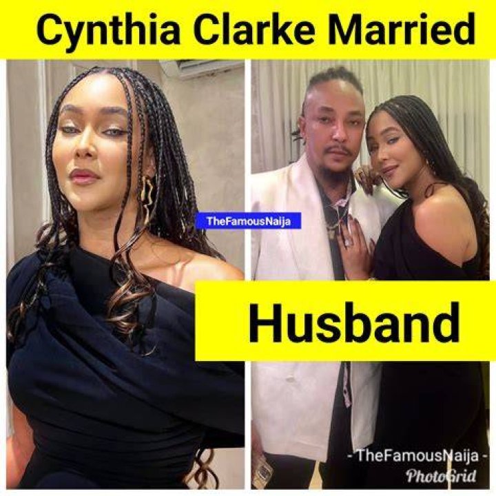Cynthia Addai-Robinson with her husband