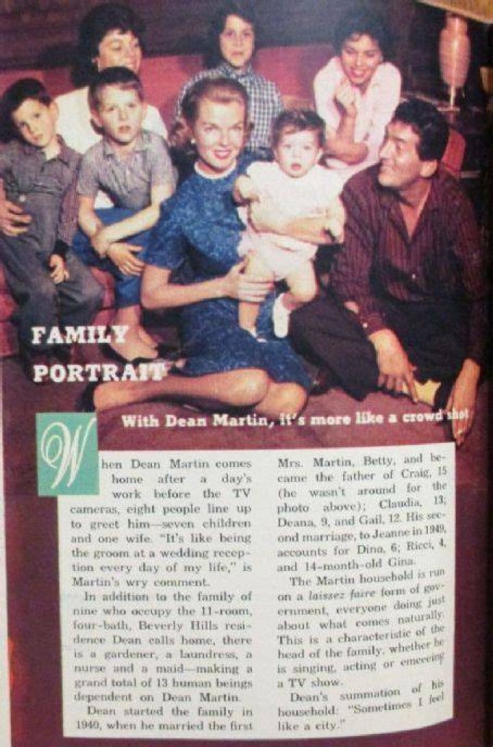 Dean Martin Elizabeth Anne Mcdonald