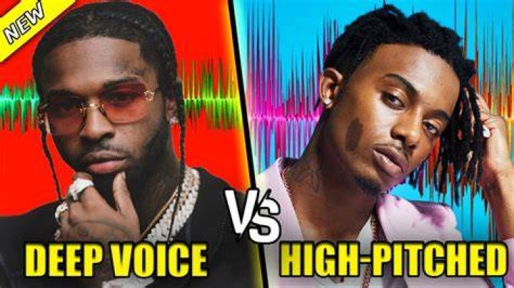 DEEP VOICE RAPPERS VS HIGH PITCHED RAPPERS - songs with really deep voices