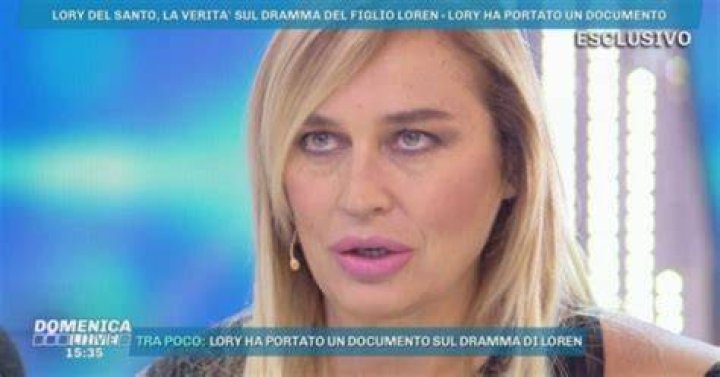 Domenica Live, Lory Del Santo rivela ecco chi è il padre di mio figlio