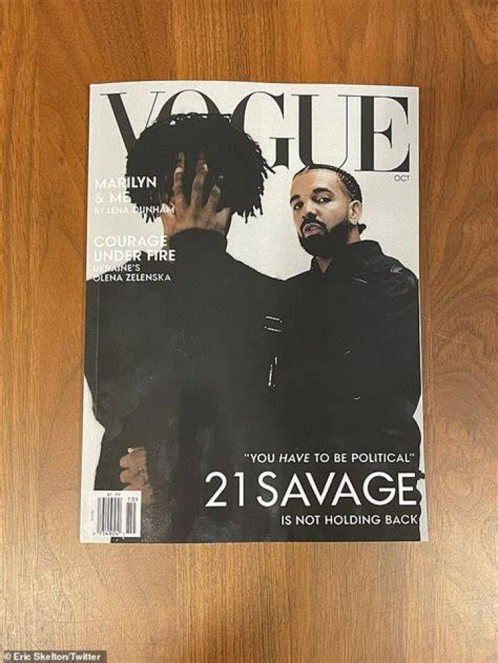 Drake and 21 Savage, Cond Nast Settle Lawsuit Over Fake Vogue Covers