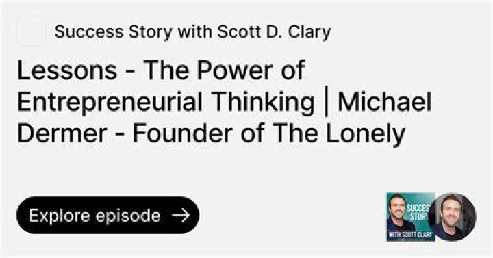 Entrepreneurial Lessons from Scott Michael Foster