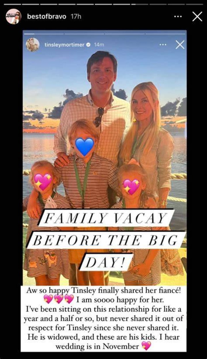 Get to Know Tinsley Mortimer's Fiancé Robert Bovard
