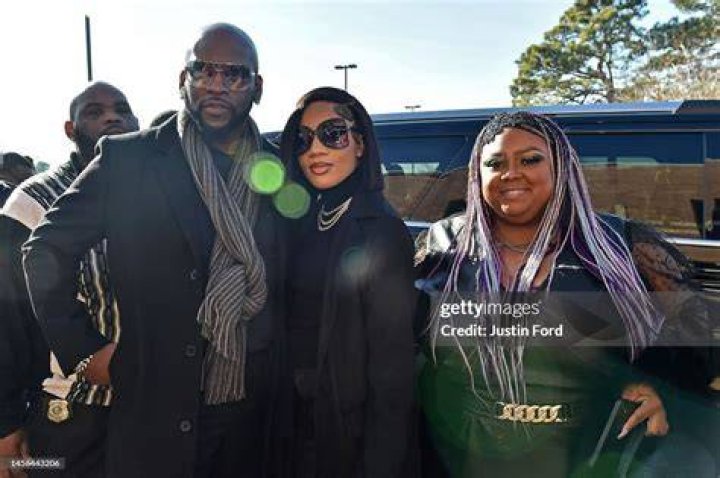 GloRilla & La Chat Share Warm Moment At Gangsta Boos Funeral ·