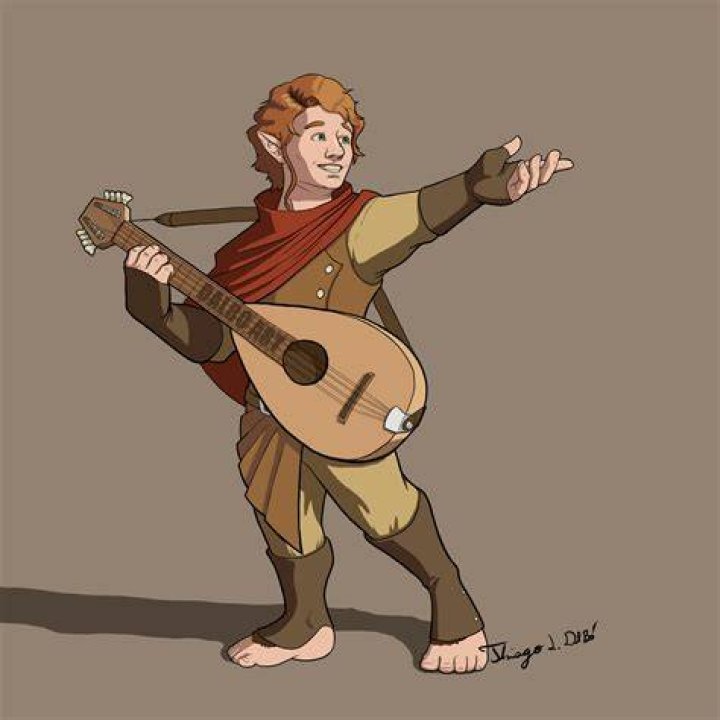 Halfling Bard D&D, an art print by Alex Stone INPRNT