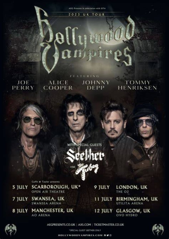 Hollywood Vampires / World’s best bar band play the UK