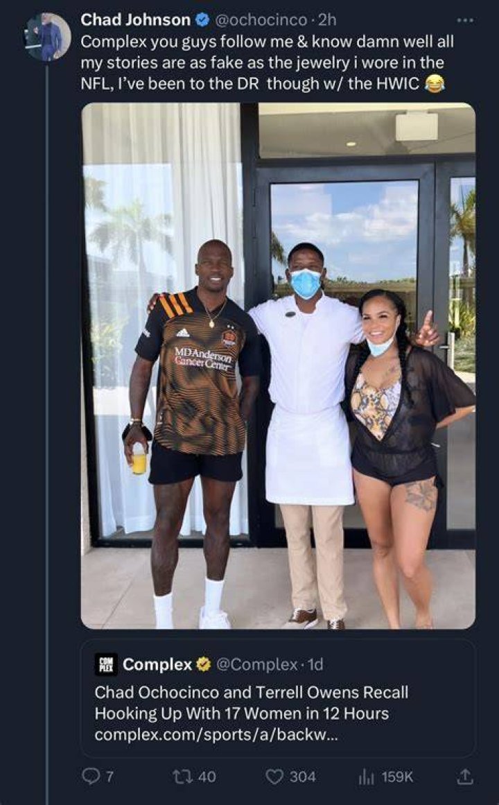 Hooking Up with Chad "Ochocinco" Johnson?!