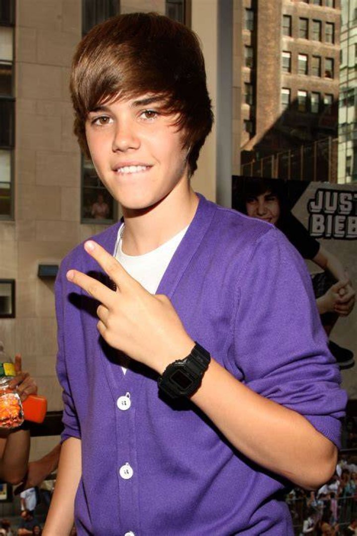 How old was Justin Bieber when he got famous?