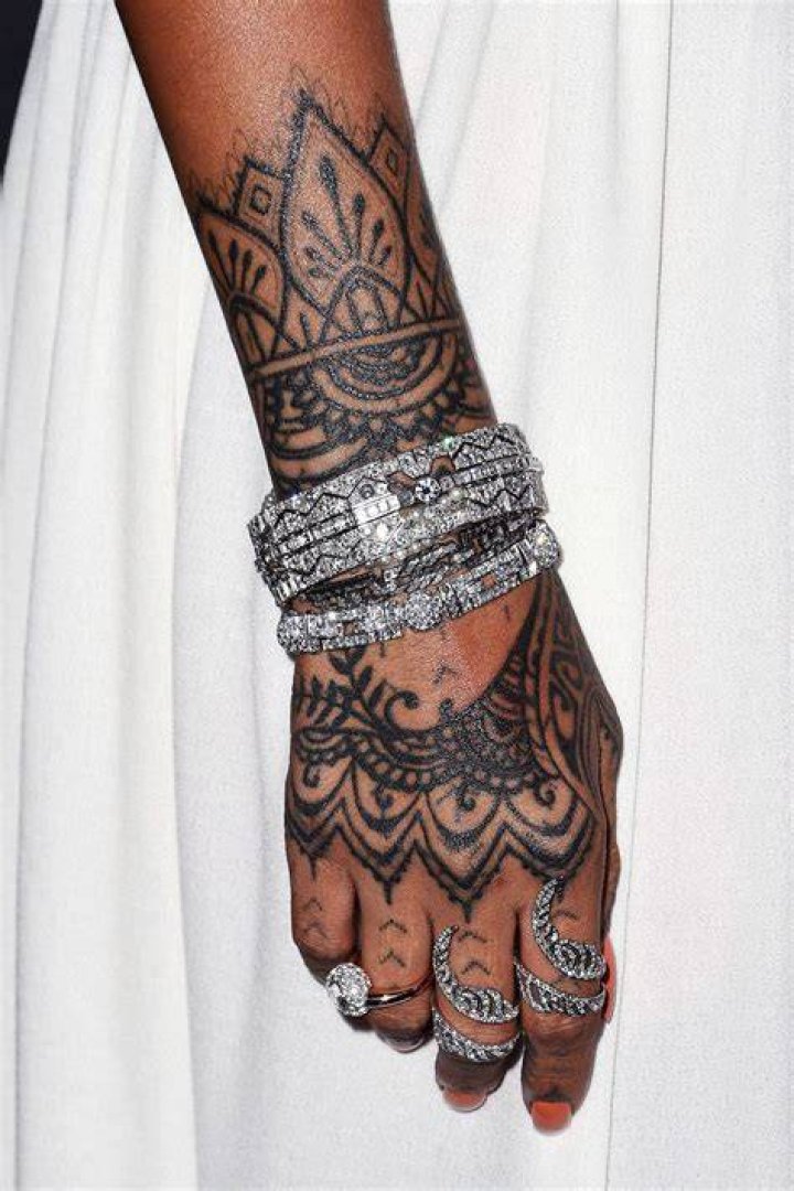 Inspiration rihanna More Hand Tattoos Pictures, Hand Tattoo Images