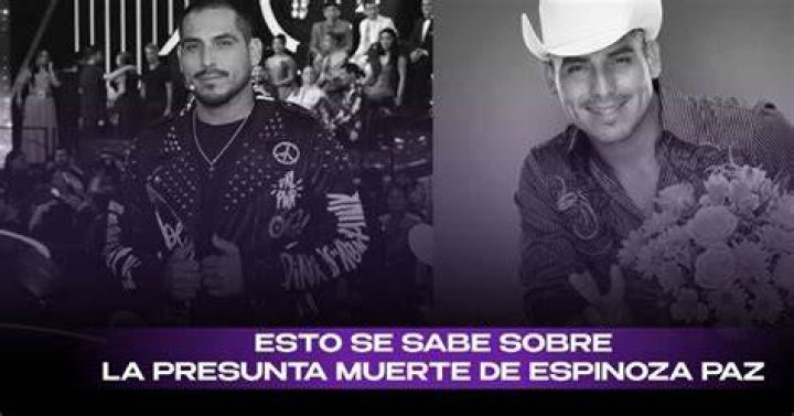 &iquest;Que fue de Espinoza Paz? el cantante est&aacute; de regreso Uno TV