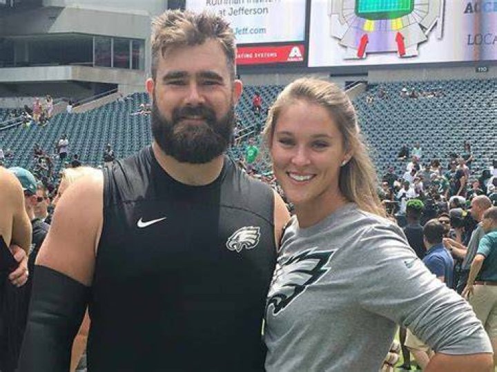 Jason Kelce reveals wife Kylie wasn't happy with topless antics at