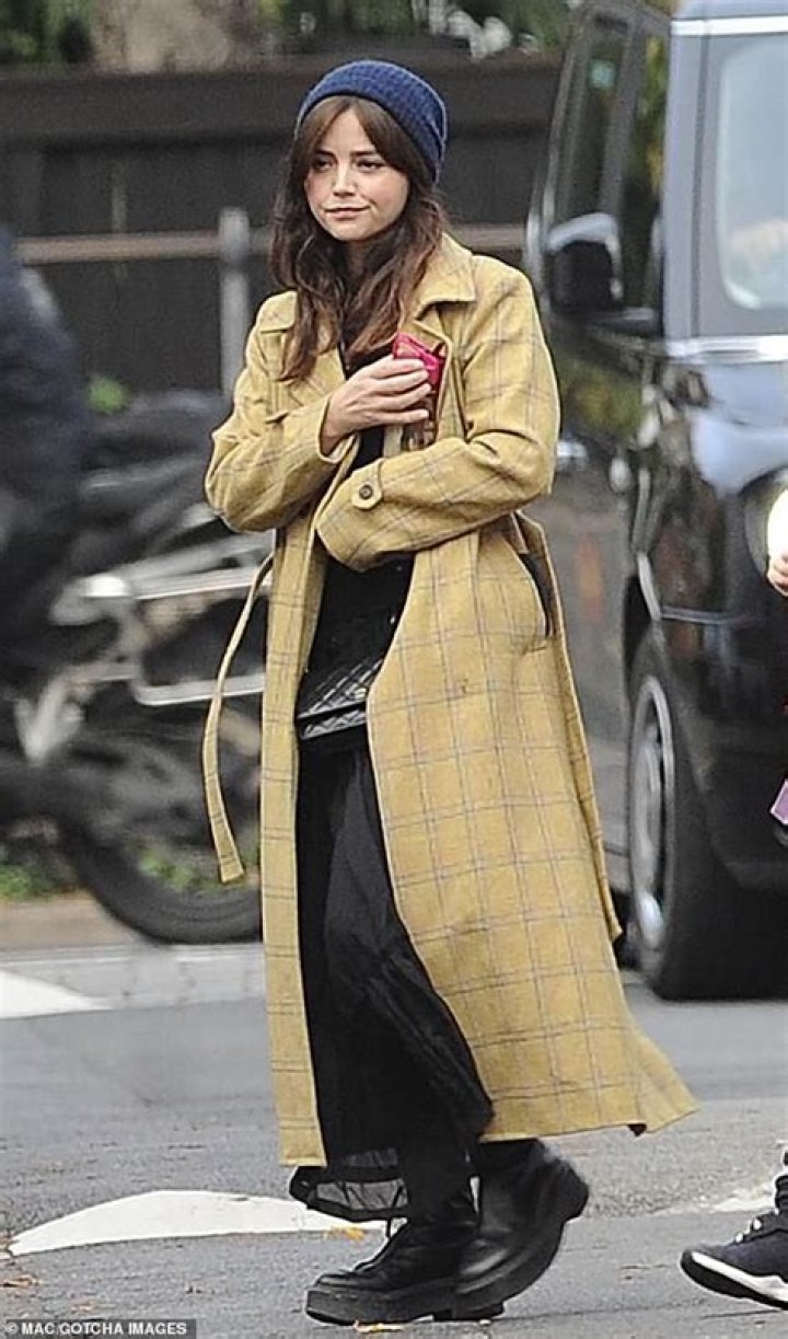 Jenna Coleman enjoys a stroll with boyfriend Tom Hughes Daily Mail Online