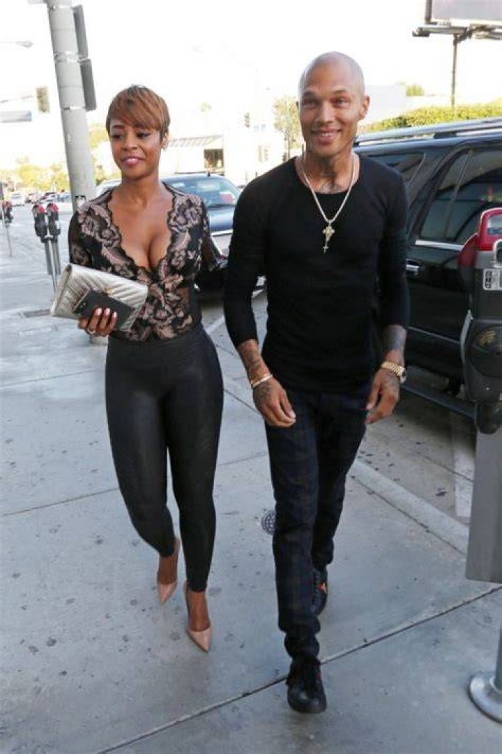 Jeremy Meeks seen with Erica Peeples while still with Chloe Green