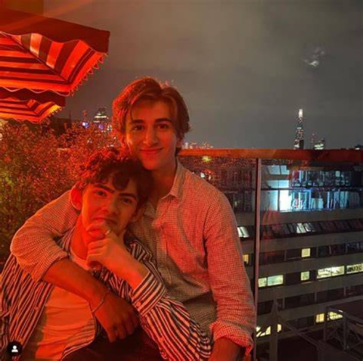 Joe Locke and Sebastian Croft put on a cosy display as they enjoy