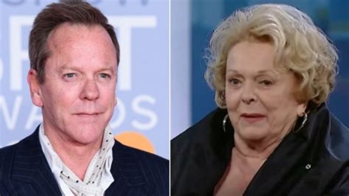 Kiefer Sutherland present as mother Shirley Douglas wins ACTRA award