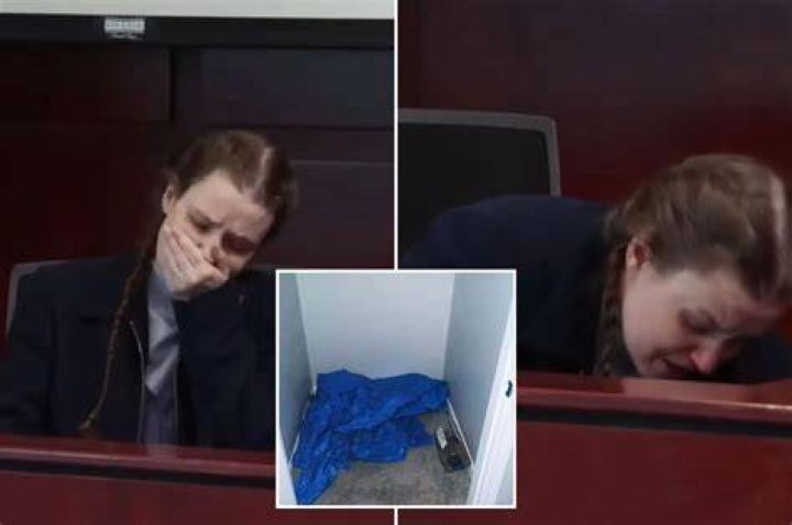 Killer mom vomits on stand after being shown pictures of disabled 15