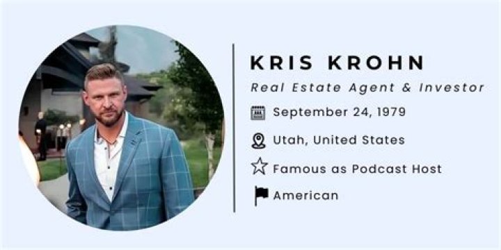 Kris Krohn Bio, Wiki, Age, Wife, Net Worth, Books, Reviews, Real Estate