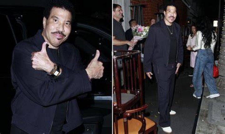 Lionel Richie Steps out with His Younger Girlfriend Lisa Parigi after