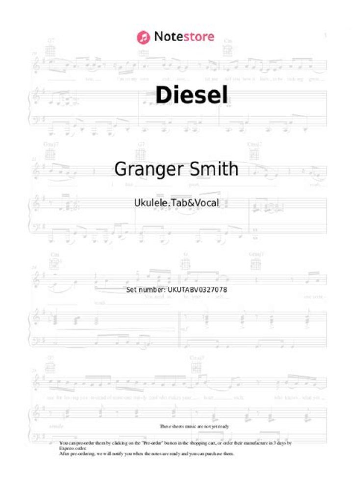 Lyrics & Translations of Diesel by Granger Smith & Earl Dibbles Jr ·