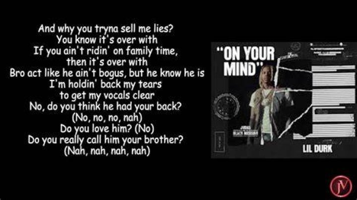Lyrics & Translations of On Your Mind by Lil Durk ·