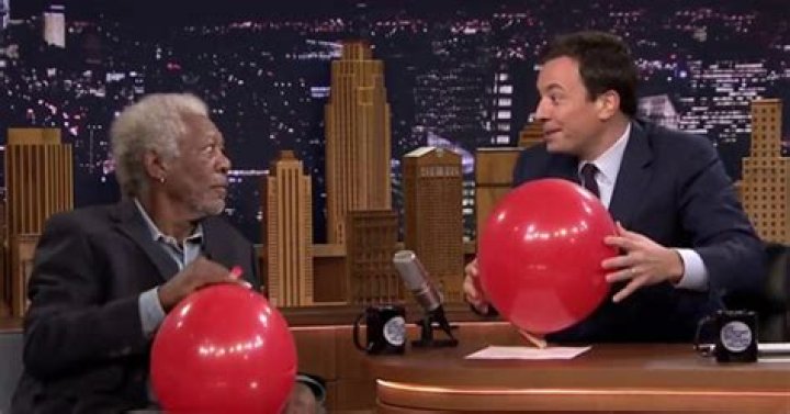 Morgan Freeman Sucks Down Helium on The Tonight Show, Talks Beekeeping