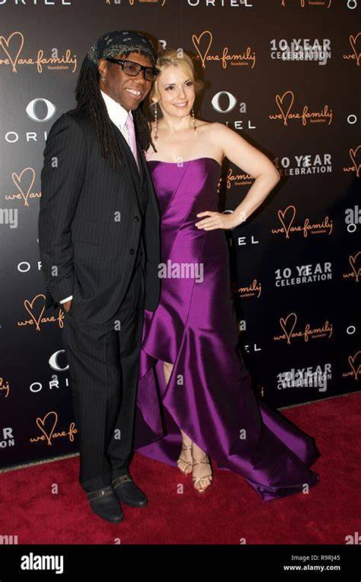 Nile Rodgers and wife Nancy Hunt at the 10th Annual We Are Family