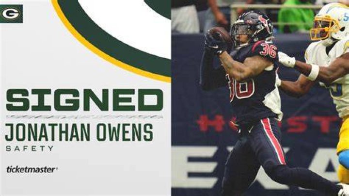 Packers To Sign S Jonathan Owens